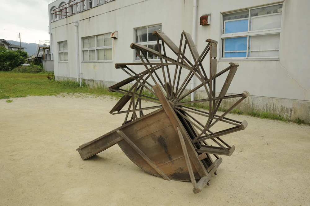 足踏み式水車（昭和10年） 足踏み式水車（昭和10年）